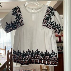 Beautifully Unique Patterned Zara Blouse